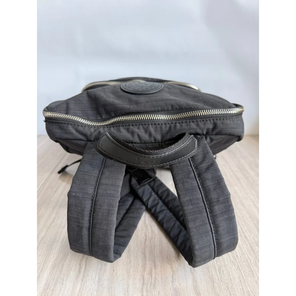 Kipling Seoul Large Laptop‎ Backpack Black Nylon Travel School Utility Bag